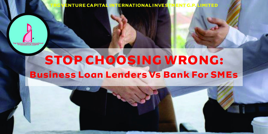 Business loan lenders vs banks for SMEs 2025 comparison chart
