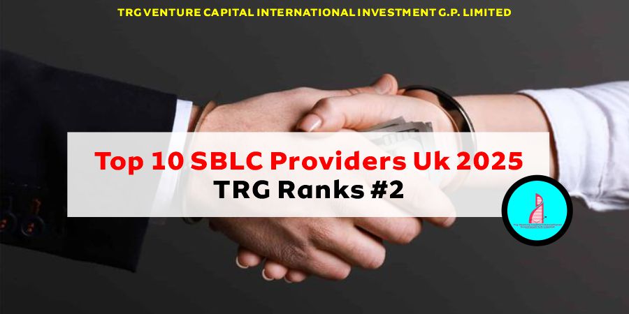 TRG Venture Capital ranks #2 in Top 10 SBLC Providers UK 2025 – handshake sealing trade finance deal