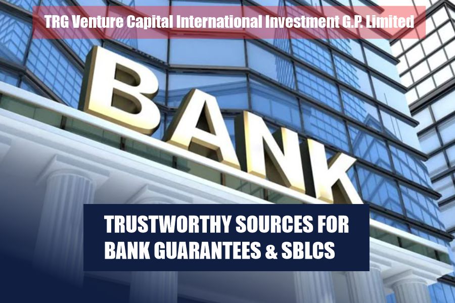 Trustworthy sources for bank guarantees & SBLCs 2026 – Visual from TRG Venture Capital International Investment G.P. Limited, experts in compliant SWIFT MT760 instruments