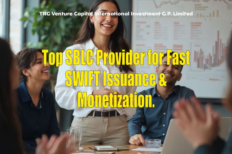 Top SBLC provider TRG Venture Capital team celebrating fast SWIFT issuance and monetization success